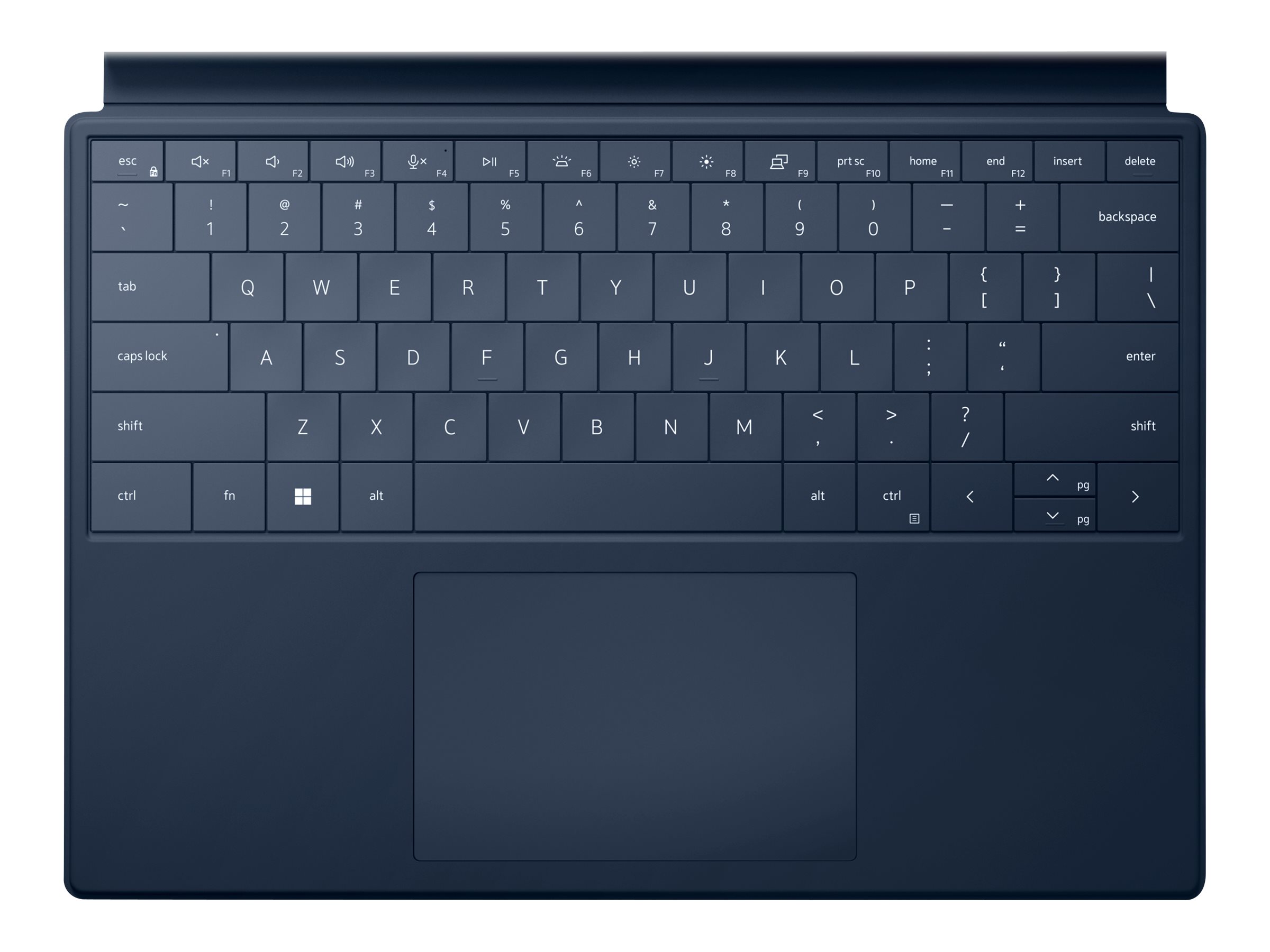 Dell  Tastatur und Foliohülle - mit Touchpad