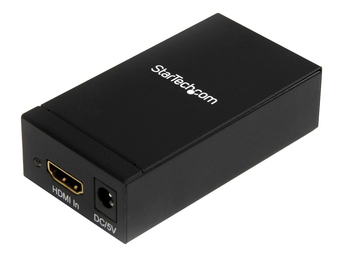 StarTech.com HDMI auf Displayport aktiv Adapter / Konverter - 1920x1200 - HDMI zu DP Wandler (Buchse/Buchse)
