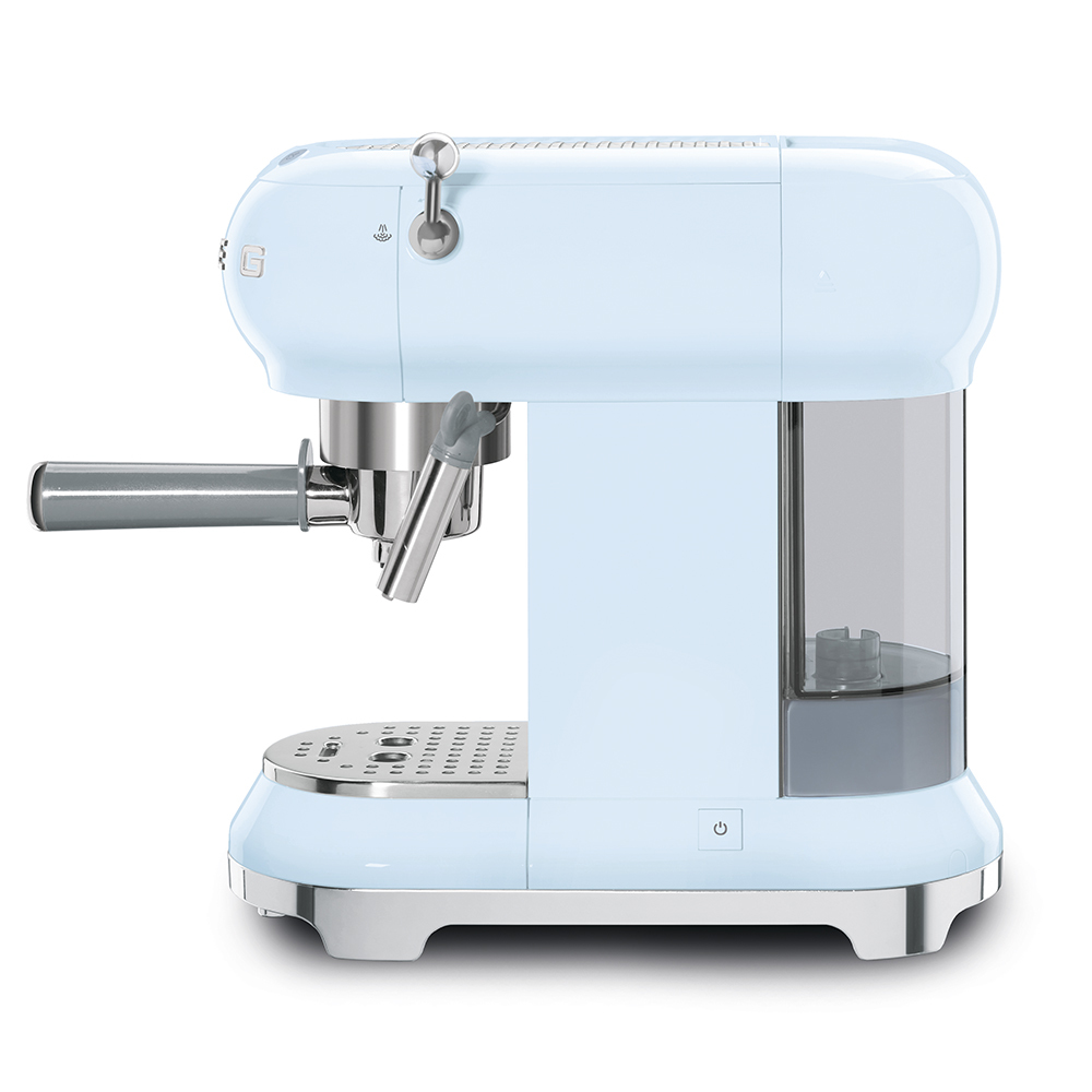 SMEG ECF01PBEU - Espressomaschine - 1 l - Gemahlener Kaffee - 1350 W - Blau