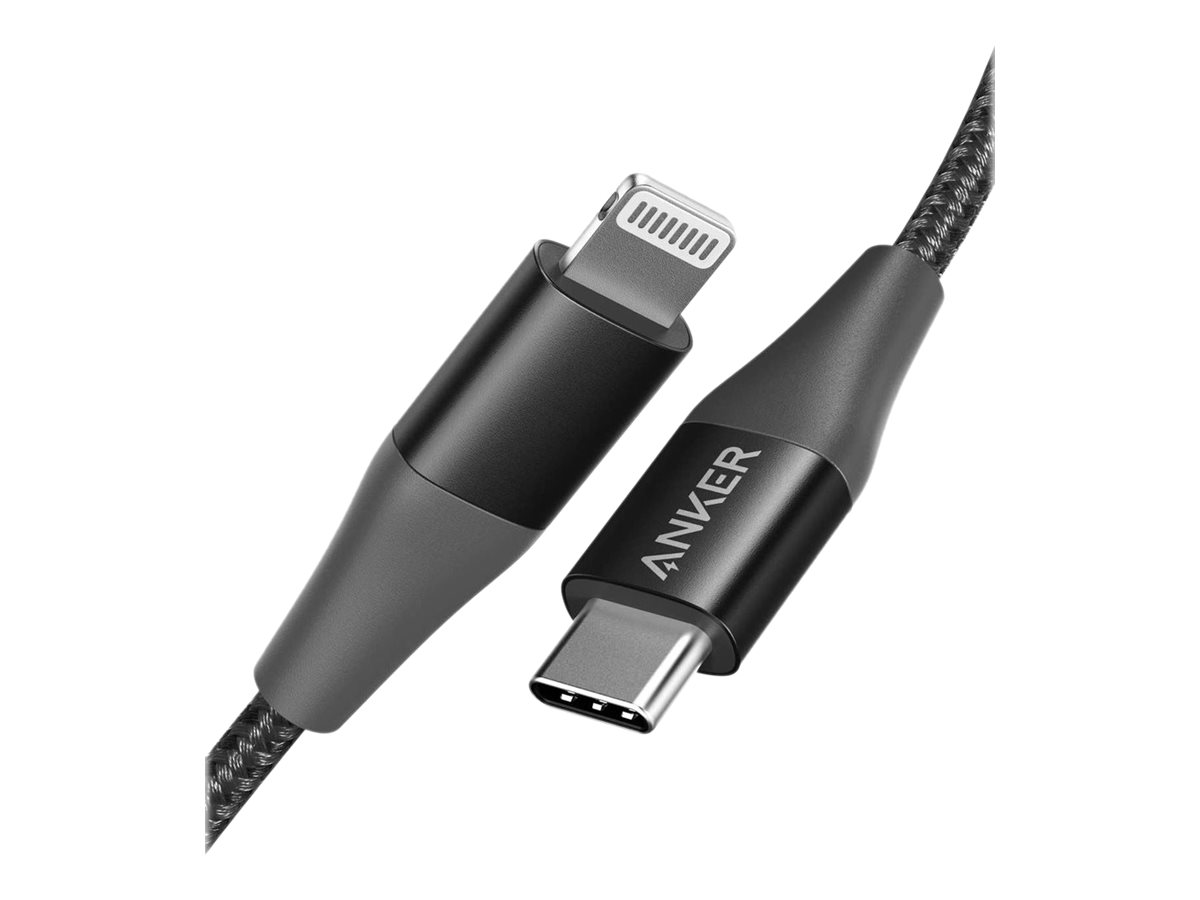 Anker Innovations Anker Powerline+ II - Lightning-Kabel - 24 pin USB-C männlich zu Lightning männlich
