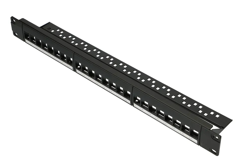 Extralink CAT6 UTP 0.5U, Patchpanel