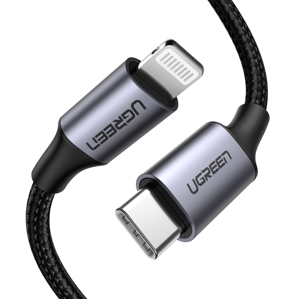 Ugreen 60759 USB-kabel 1 m Lightning USB C - Kabel - Digital/Daten