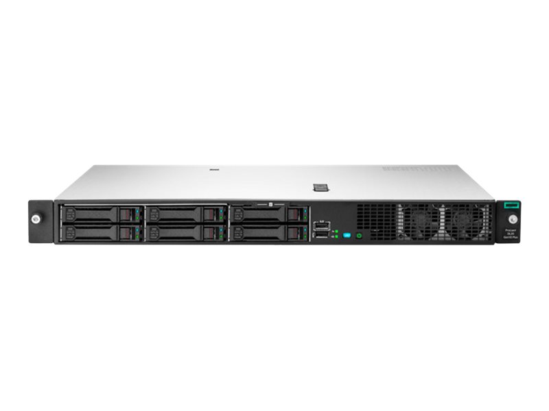 HPE ProLiant DL20 Gen10 Plus Performance - Server - Rack-Montage - 1U - 1-Weg - 1 x Xeon E-2314 / 2.8 GHz - RAM 16 GB - SATA - Hot-Swap 6.4 cm (2.5")