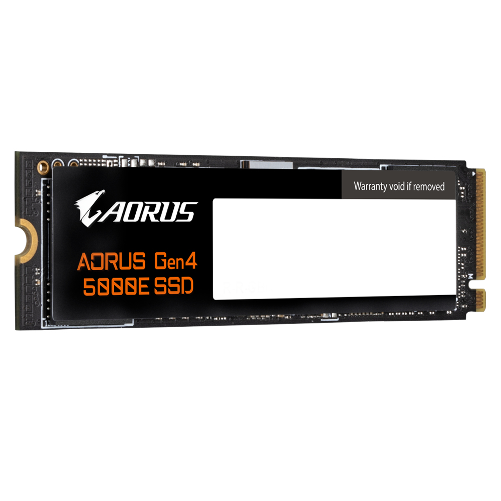Gigabyte AORUS Gen4 5000E - SSD - 1 TB - intern - M.2 2280 - PCIe 4.0 x4 (NVMe)