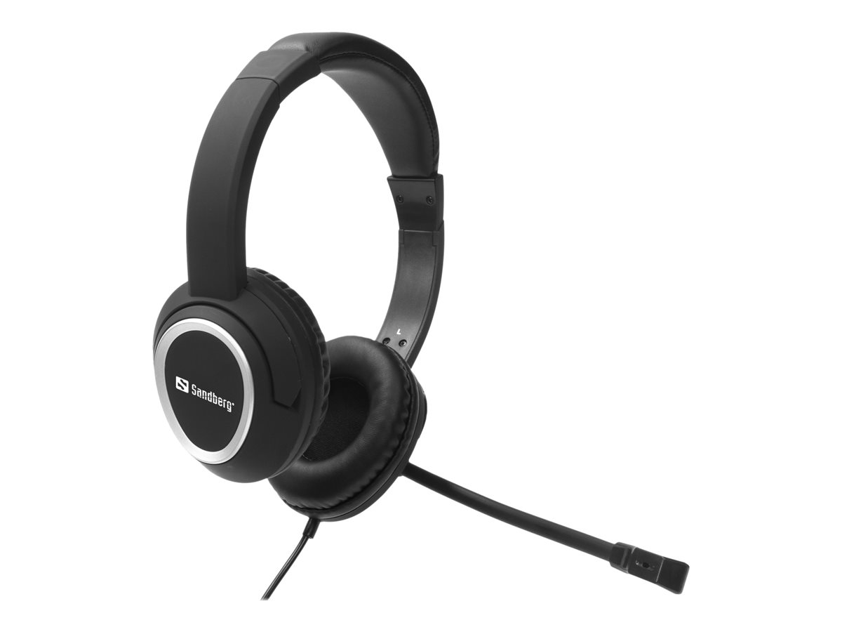 SANDBERG MiniJack Chat Headset - Headset - On-Ear