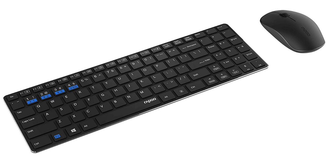 Rapoo 9300M - Tastatur-und-Maus-Set - kabellos