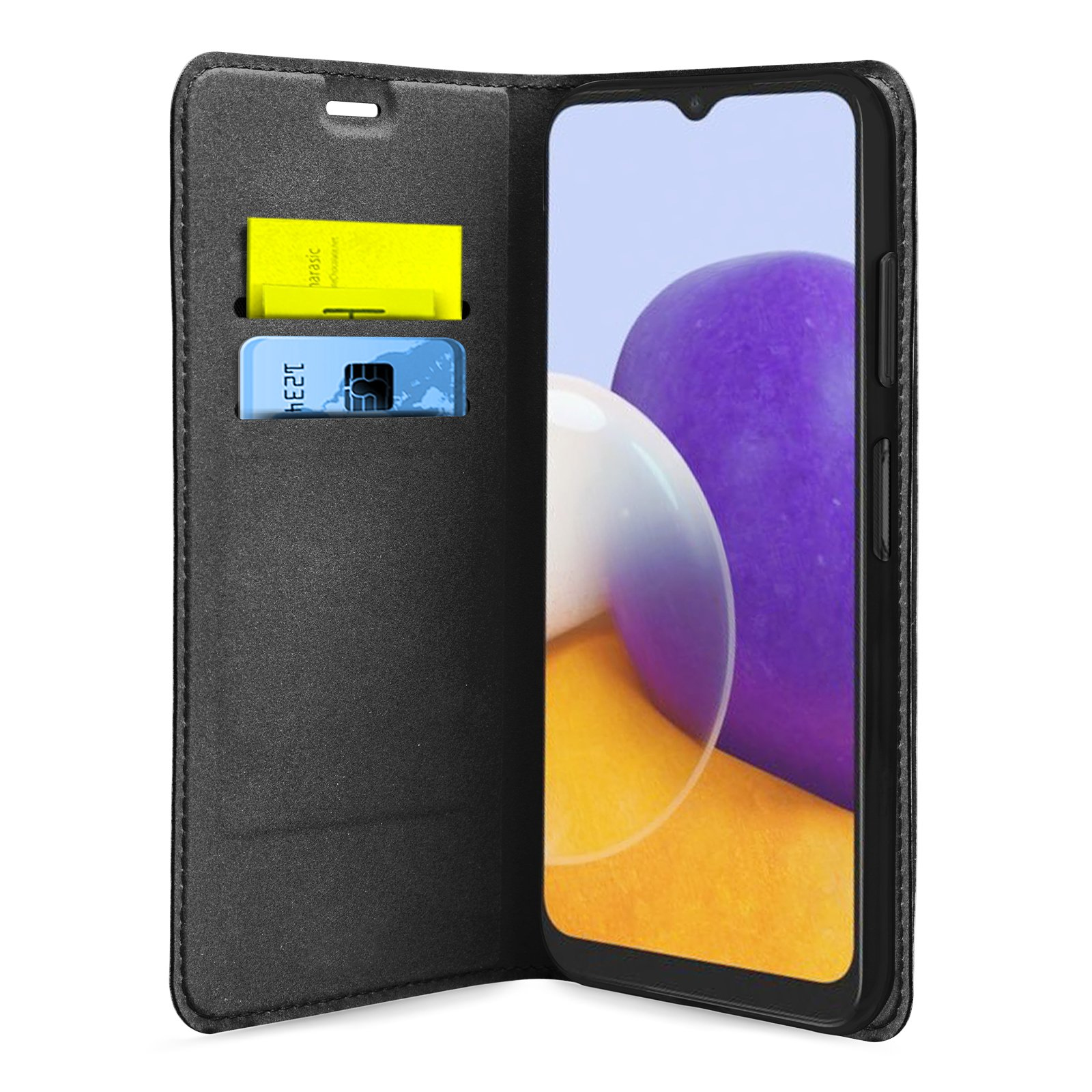 SBS Book Wallet Lite Samsung Galaxy A22 5G schwarz