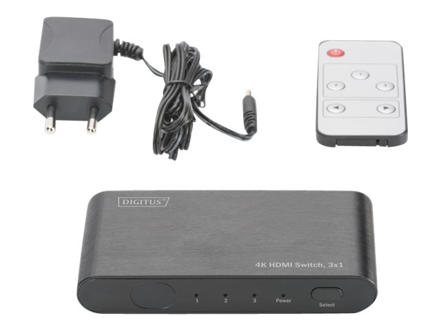 DIGITUS 4K HDMI Switch, 3x1