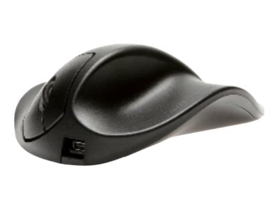 Hippus HandShoeMouse Right Small - Vertikale Maus - Für Rechtshänder - Laser - 3 Tasten - kabellos - kabelloser Empfänger (USB)