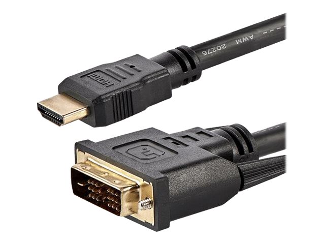 StarTech.com 6ft (1.8m) HDMI to DVI Cable, DVI-D to HDMI Display Cable (1920x1200p)