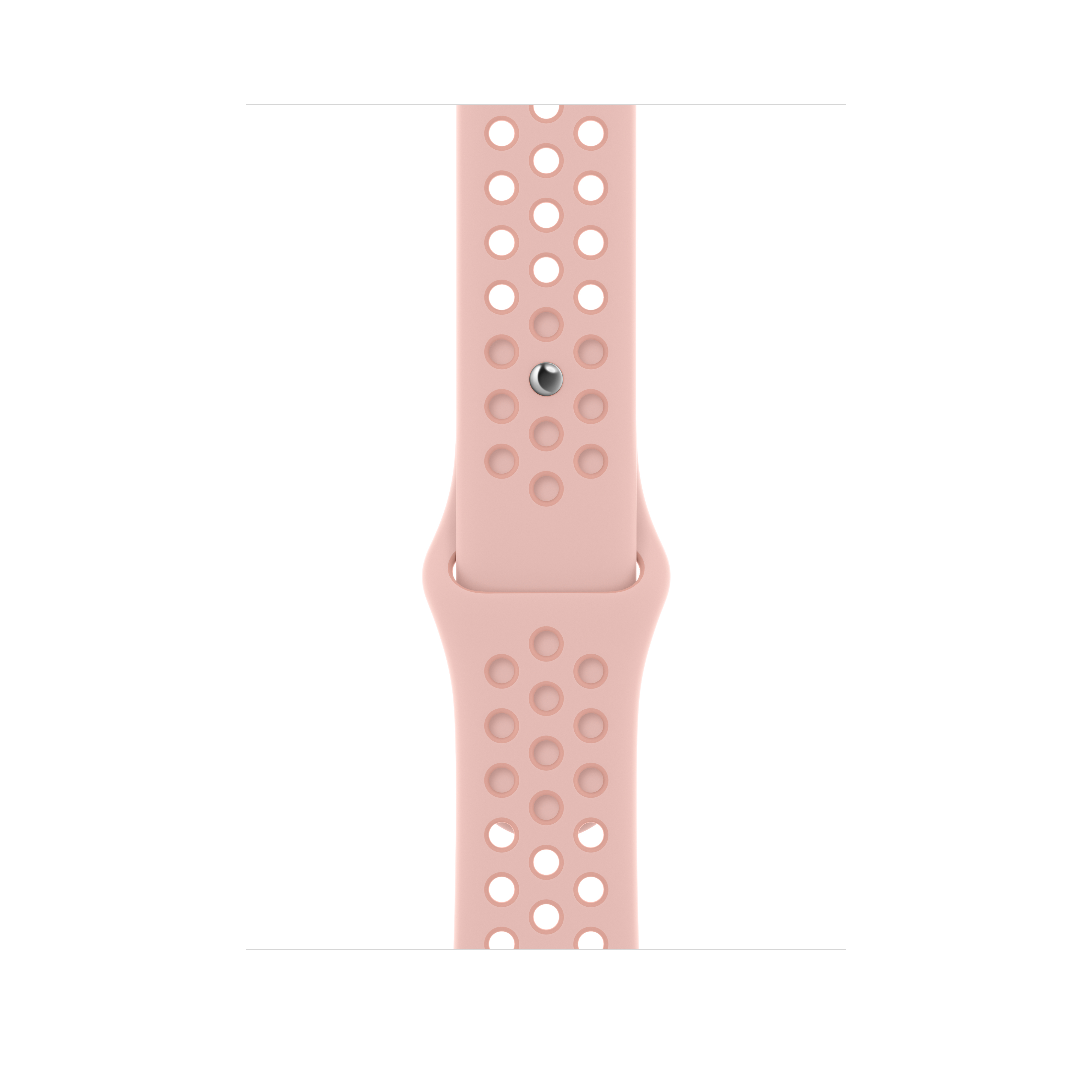 Apple Nike - Armband für Smartwatch - 140 - 210 mm - Pink Oxford, Rose Whisper - für Watch (42 mm, 44 mm, 45 mm, 49 mm)