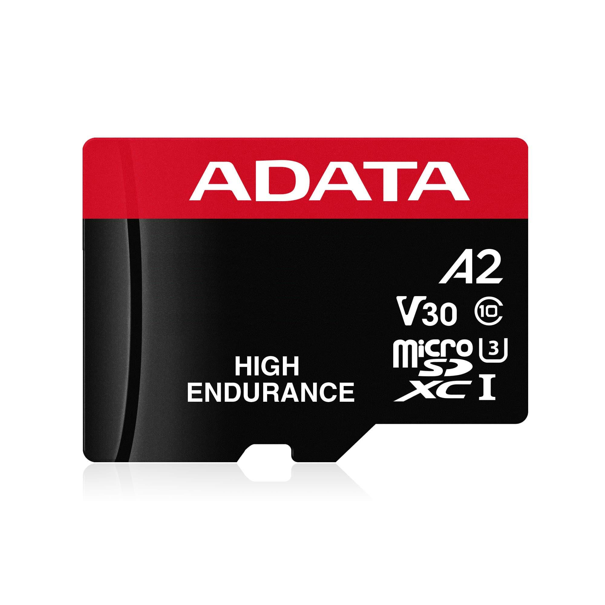 ADATA High Endurance - Flash-Speicherkarte (microSDXC-an-SD-Adapter inbegriffen)