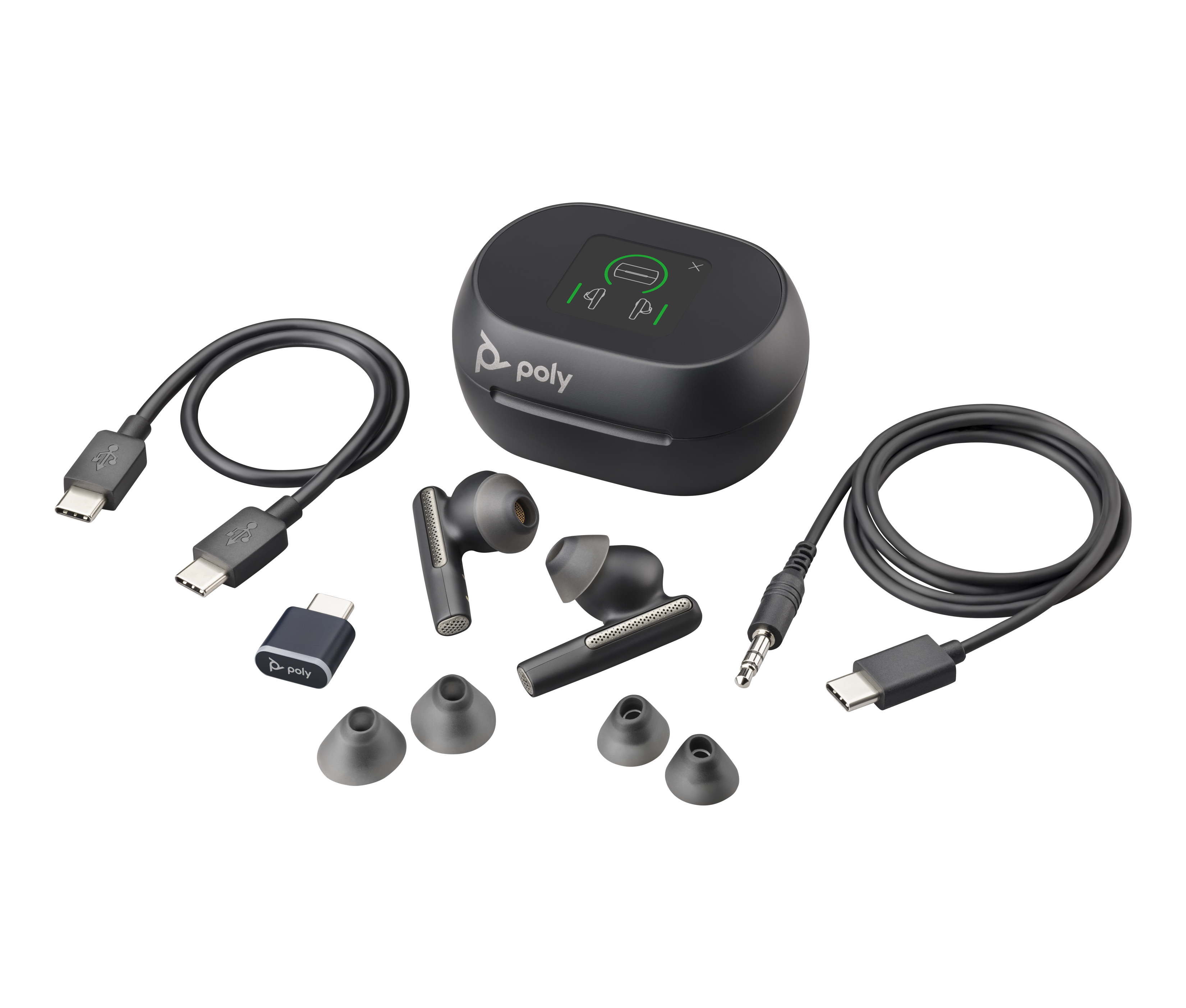 Poly Voyager Free 60+ - True Wireless-Kopfhörer mit Mikrofon