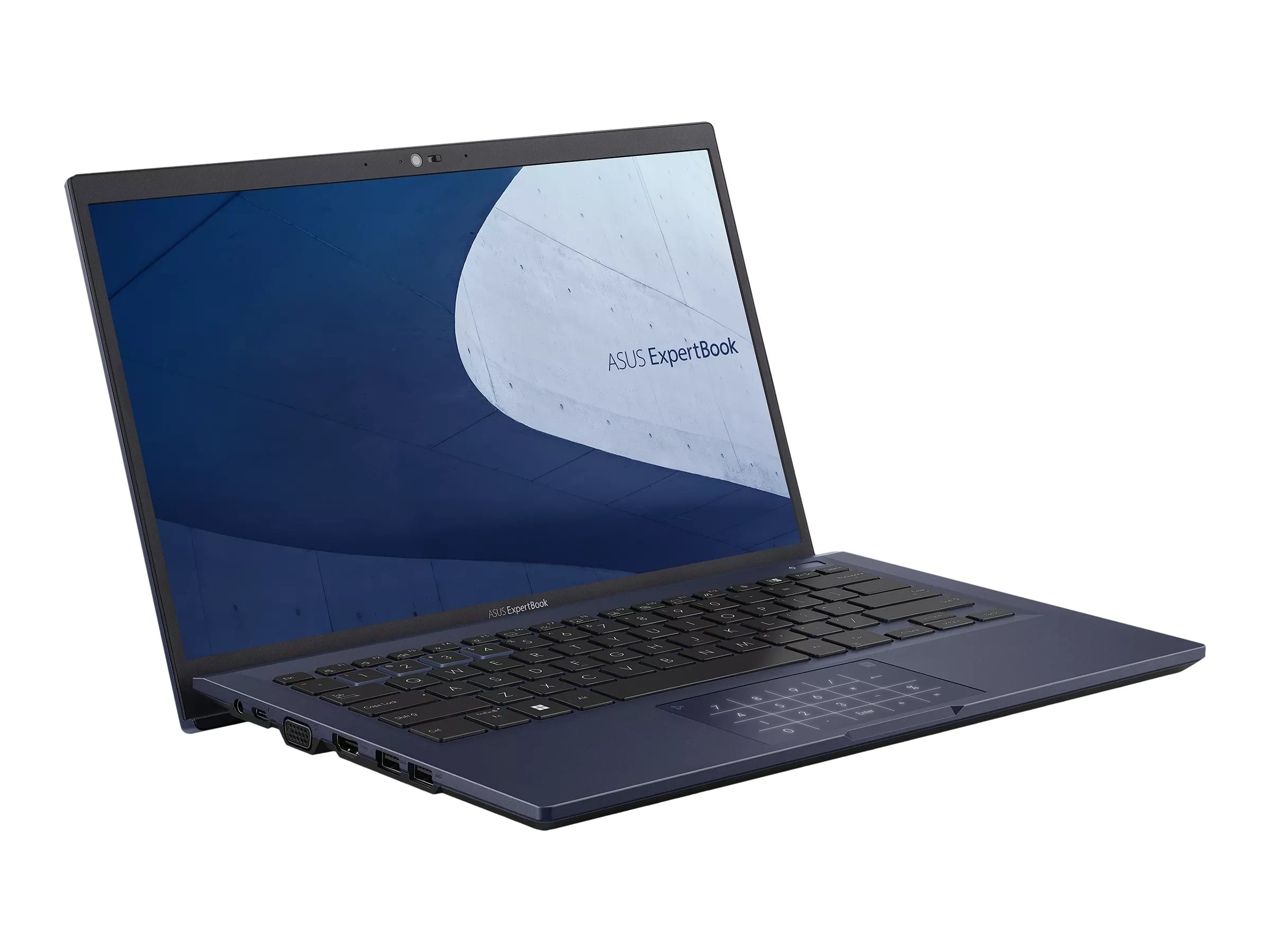 ASUS ExpertBook B1 B1400CBA-EB0886X - Intel Core i7 1255U / 1.7 GHz - Win 11 Pro - Intel Iris Xe Grafikkarte - 16 GB RAM - 512 GB SSD NVMe - 35.6 cm (14")