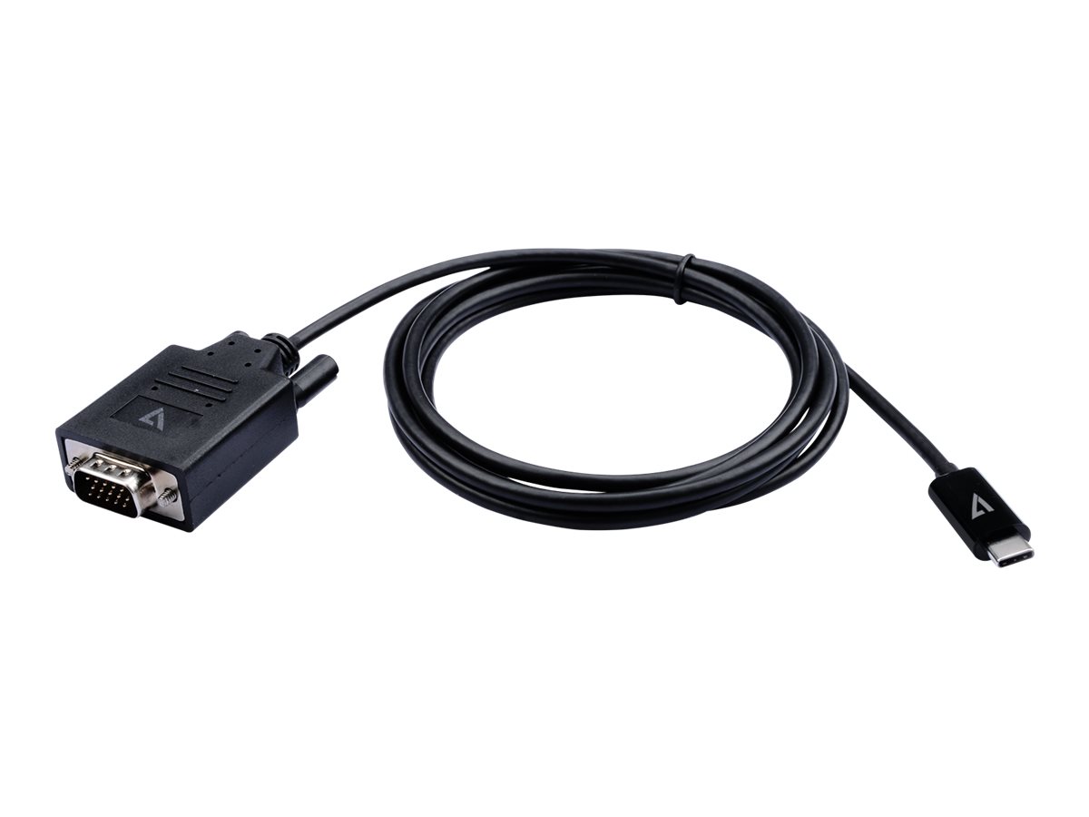 V7 Adapterkabel - USB-C (M) zu HD-15 (VGA) (M)