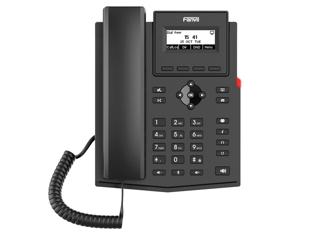 Fanvil IP Telefon X301G schwarz - VoIP-Telefon