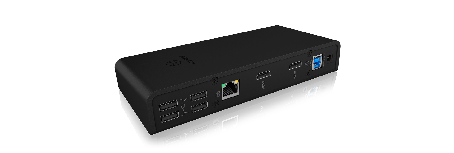 ICY BOX IB-DK2251AC - Dockingstation - USB-C / USB 3.0