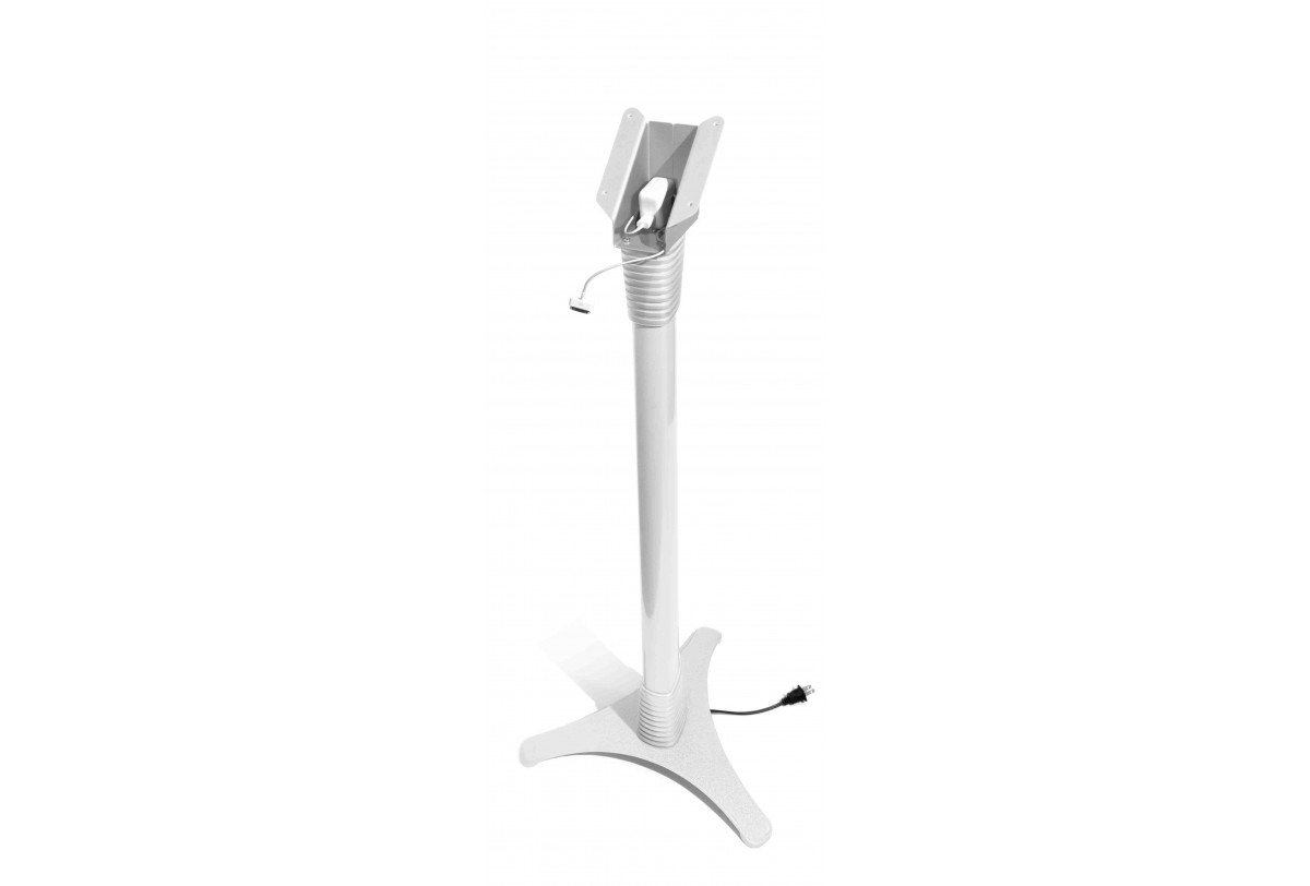 Compulocks Adjustable Height VESA Mount Security Floor Stand White