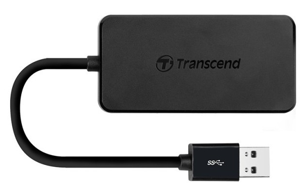 Transcend HUB2 - Hub - 4 x SuperSpeed USB 3.0