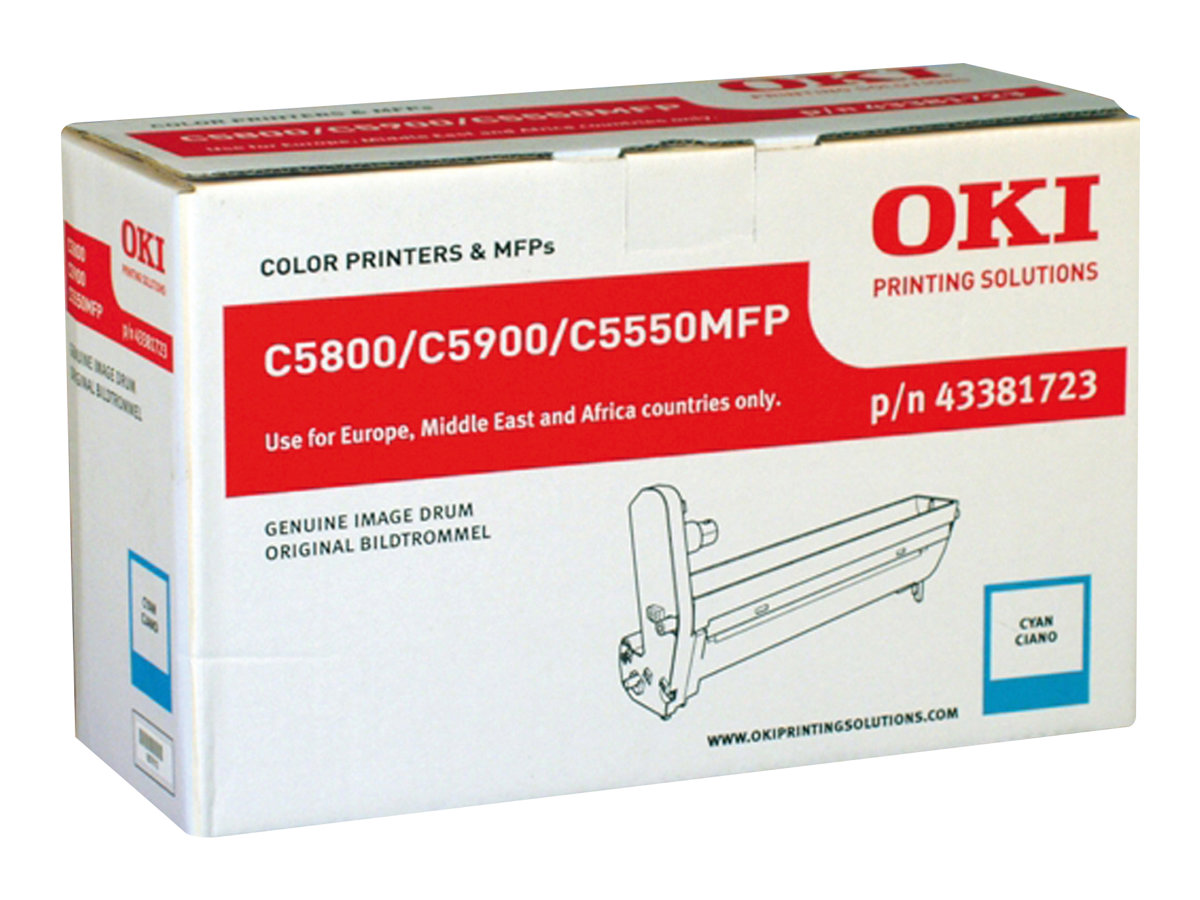 OKI Cyan - Original - Trommeleinheit - für C5550 MFP