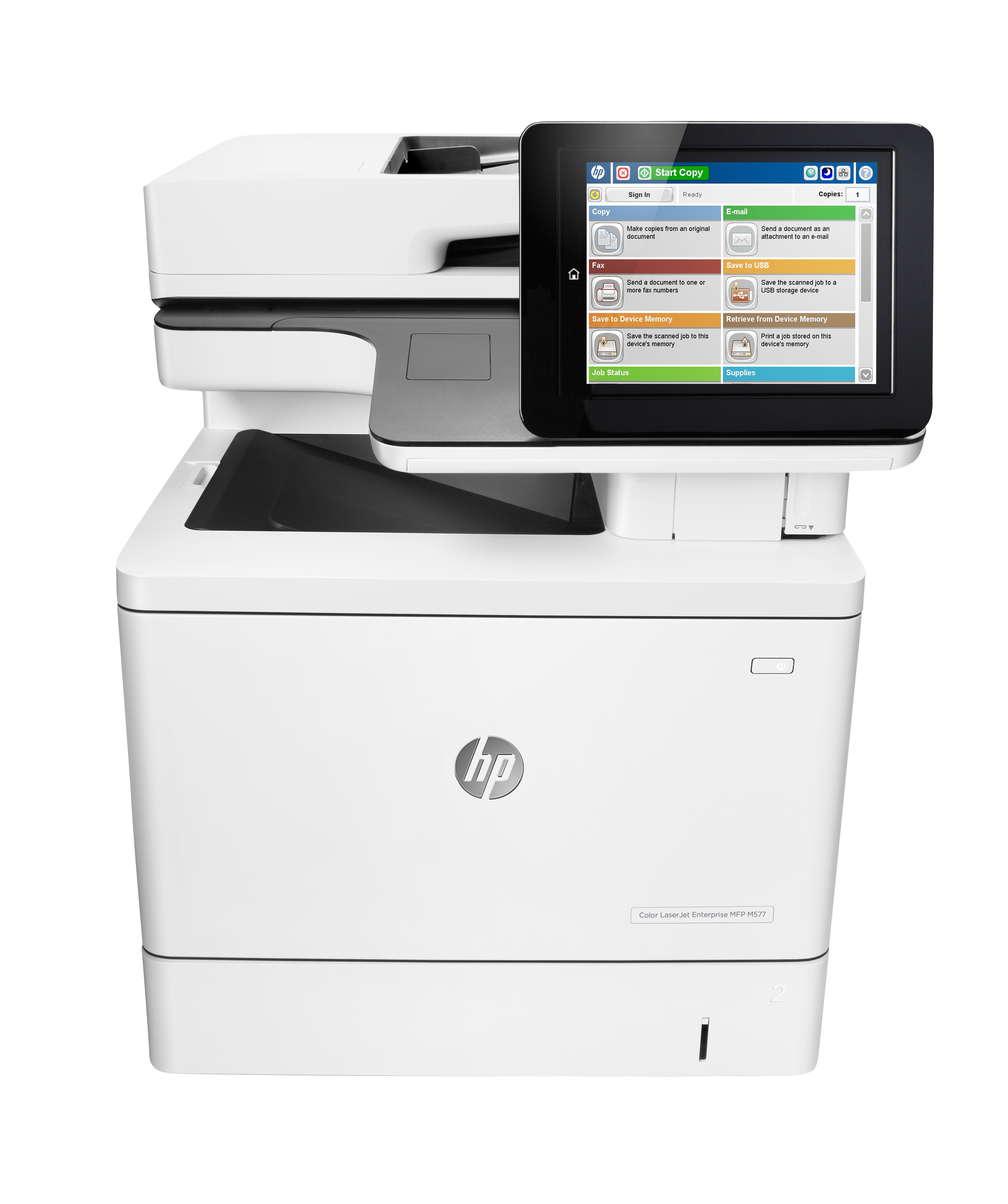 HP LaserJet Enterprise MFP M577f - Multifunktionsdrucker - Farbe - Laser - Legal (216 x 356 mm)
