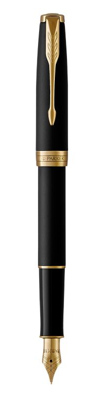Parker 1931517 - Schwarz - Gold - Blau - Gold - Lack - Rundspitze - Vergoldete Stahl - Medium