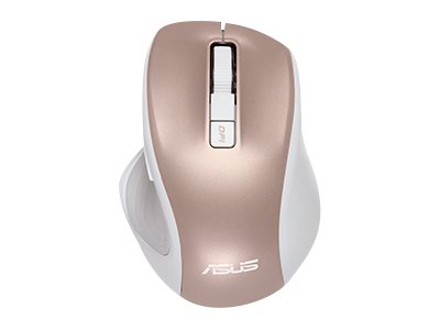 ASUS MW202 - Maus - optisch - 6 Tasten - kabellos - 2.4 GHz - kabelloser Empfänger (USB)