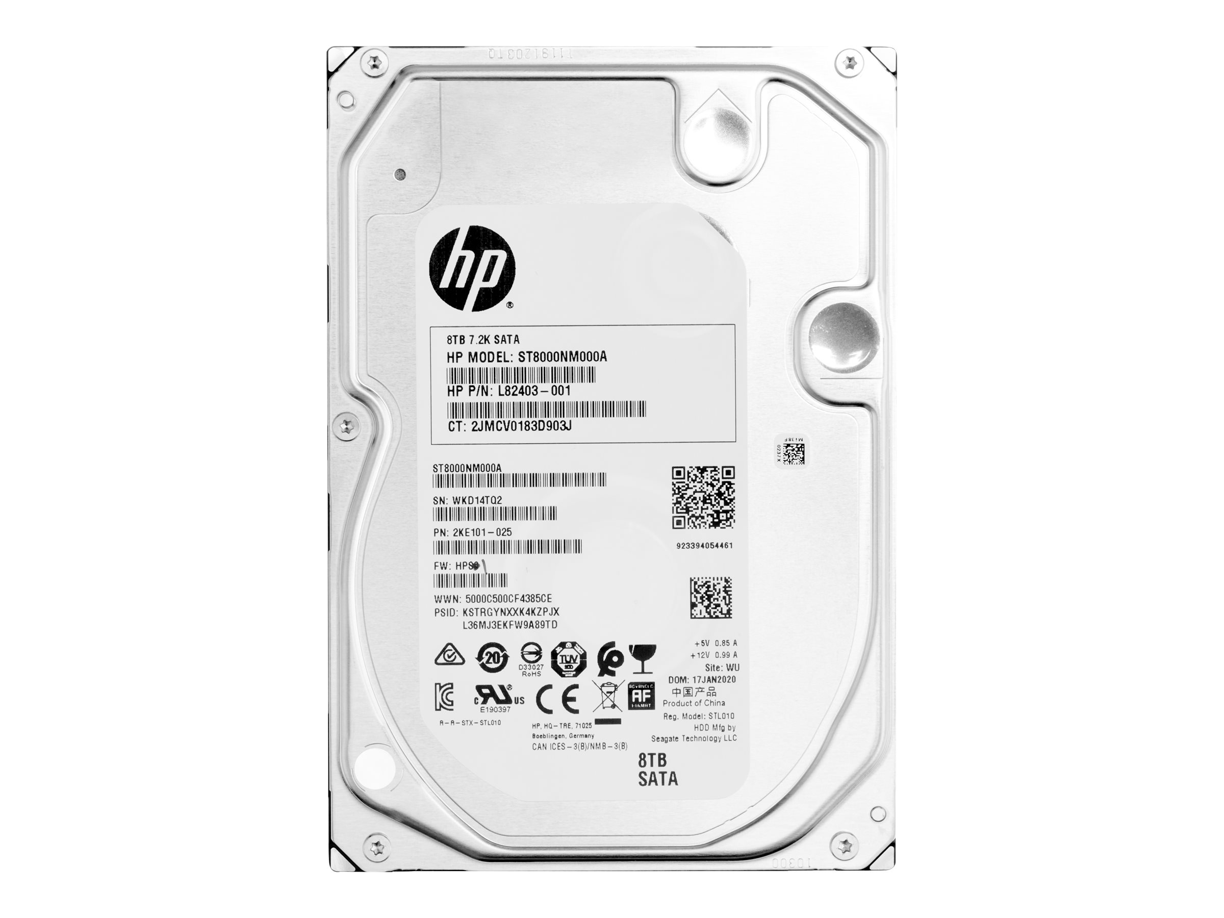 HP  Festplatte - 8 TB - intern - 3.5" LFF (8.9 cm LFF)