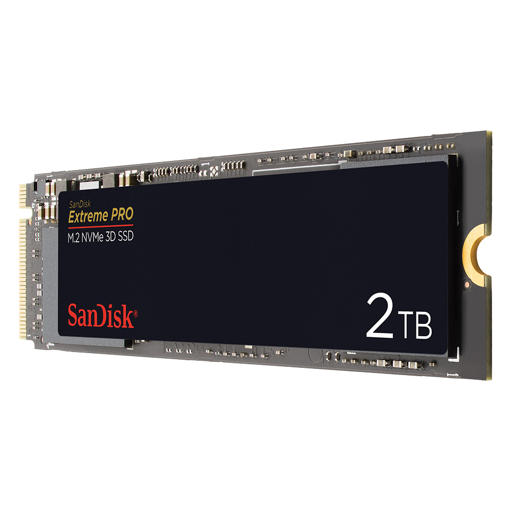 SanDisk Extreme PRO - SSD - 2 TB - intern - M.2 2280 - PCIe 3.0 x4 (NVMe)
