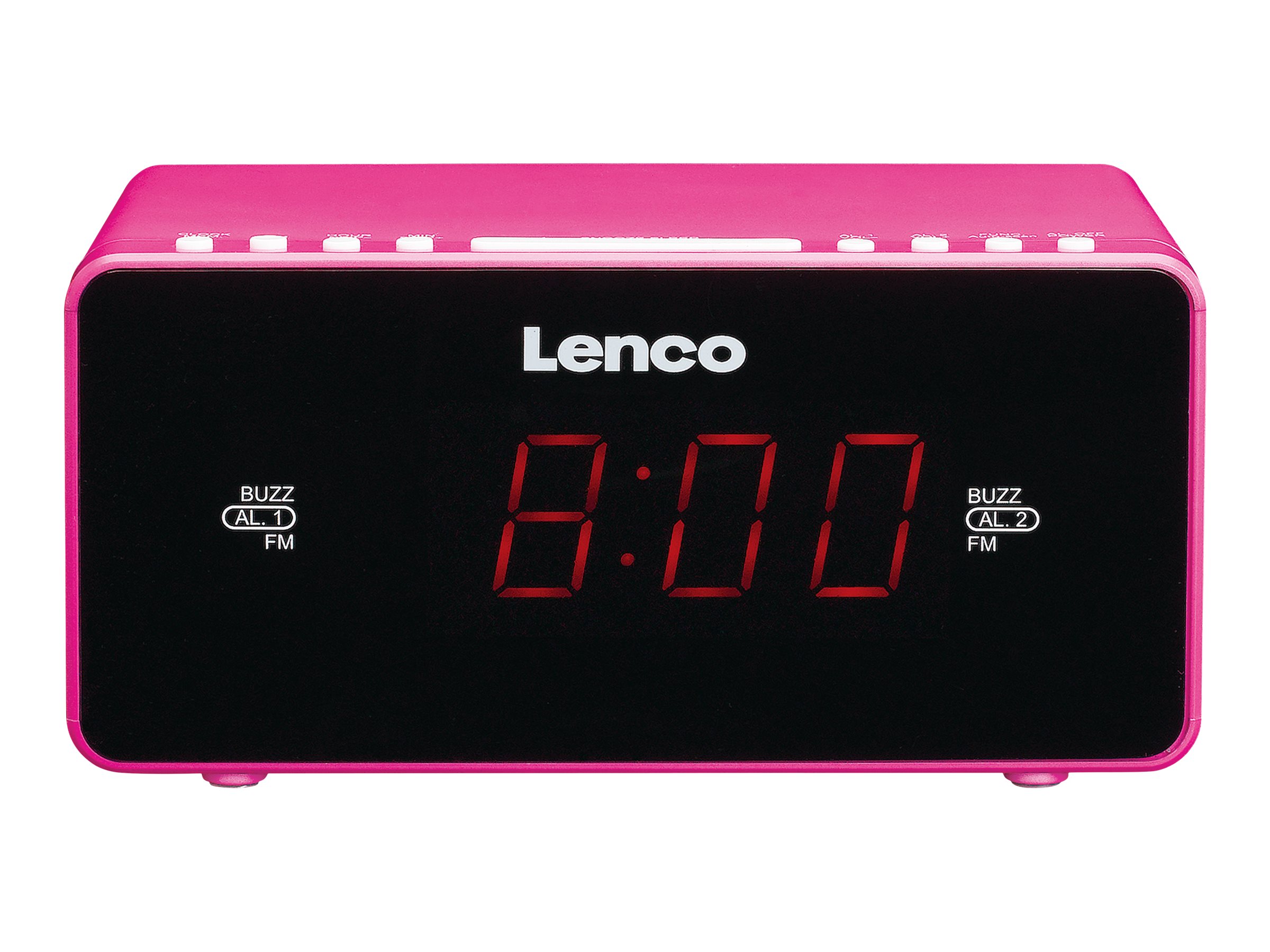 Lenco CR-510 - Radiouhr - pink