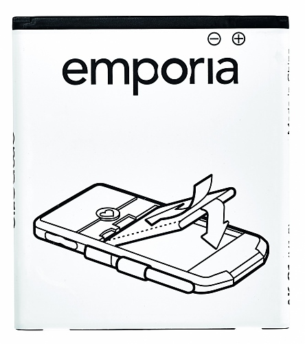 Emporia AK-S3-BC - Batterie/Akku - Emporia - SMART.3 - Schwarz - Weiß - Lithium-Ion (Li-Ion) - 2500 mAh