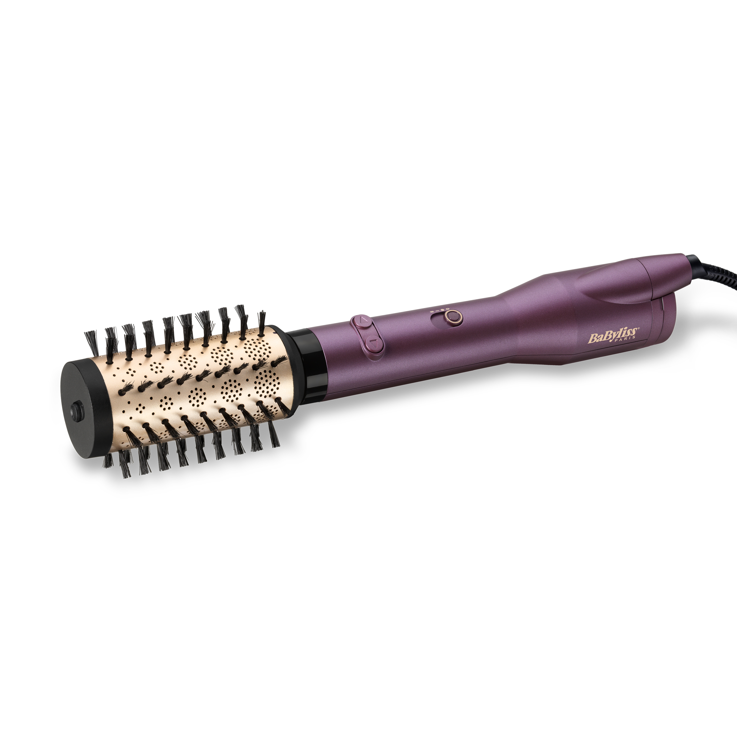 BaByliss Big Hair Dual - Heißluftbürste - Warm - Schwarz - Roségold - Violett - 2,5 m - 650 W - AC