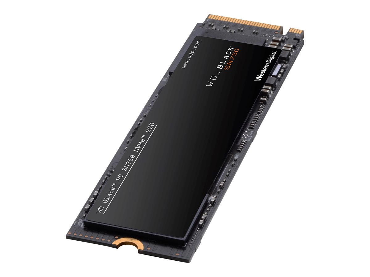 WD Black SN750 NVMe SSD WDS250G3X0C-00SJG0 - SSD - 250 GB - intern - M.2 2280 - PCIe 3.0 x4 (NVMe)
