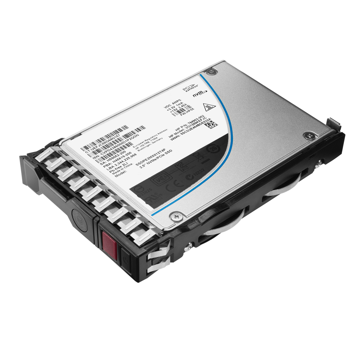 HPE Mixed Use High Performance Universal Connect - SSD - 6.4 TB - Hot-Swap - 2.5" SFF (6.4 cm SFF)