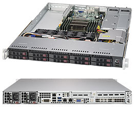 Supermicro SuperServer 1018R-WC0R - Server - Rack-Montage - 1U - zweiweg - keine CPU - RAM 0 GB - SATA/SAS - Hot-Swap 6.4 cm (2.5")