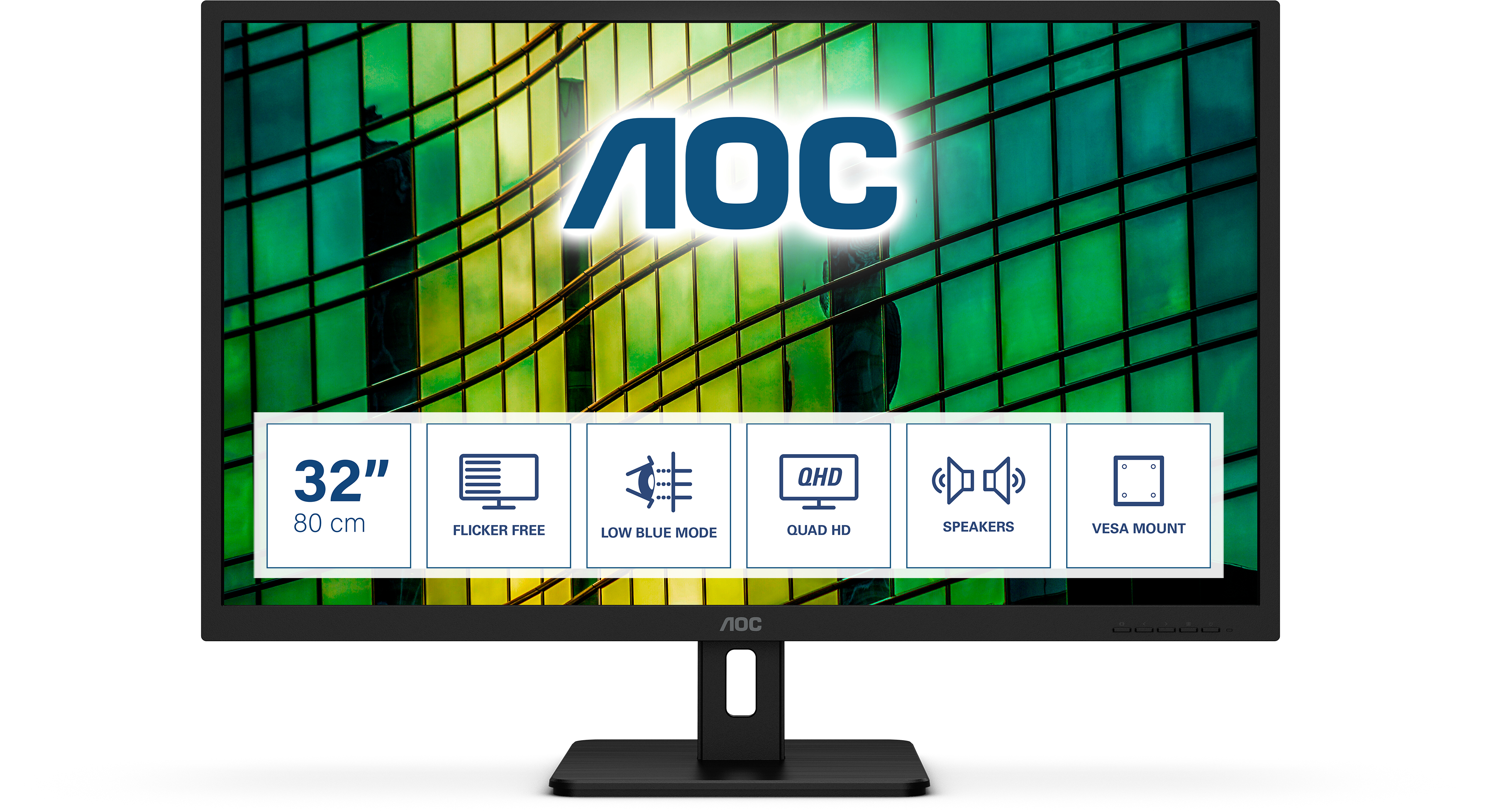 AOC Q32E2N - LED-Monitor - 80 cm (32") (31.5" sichtbar)