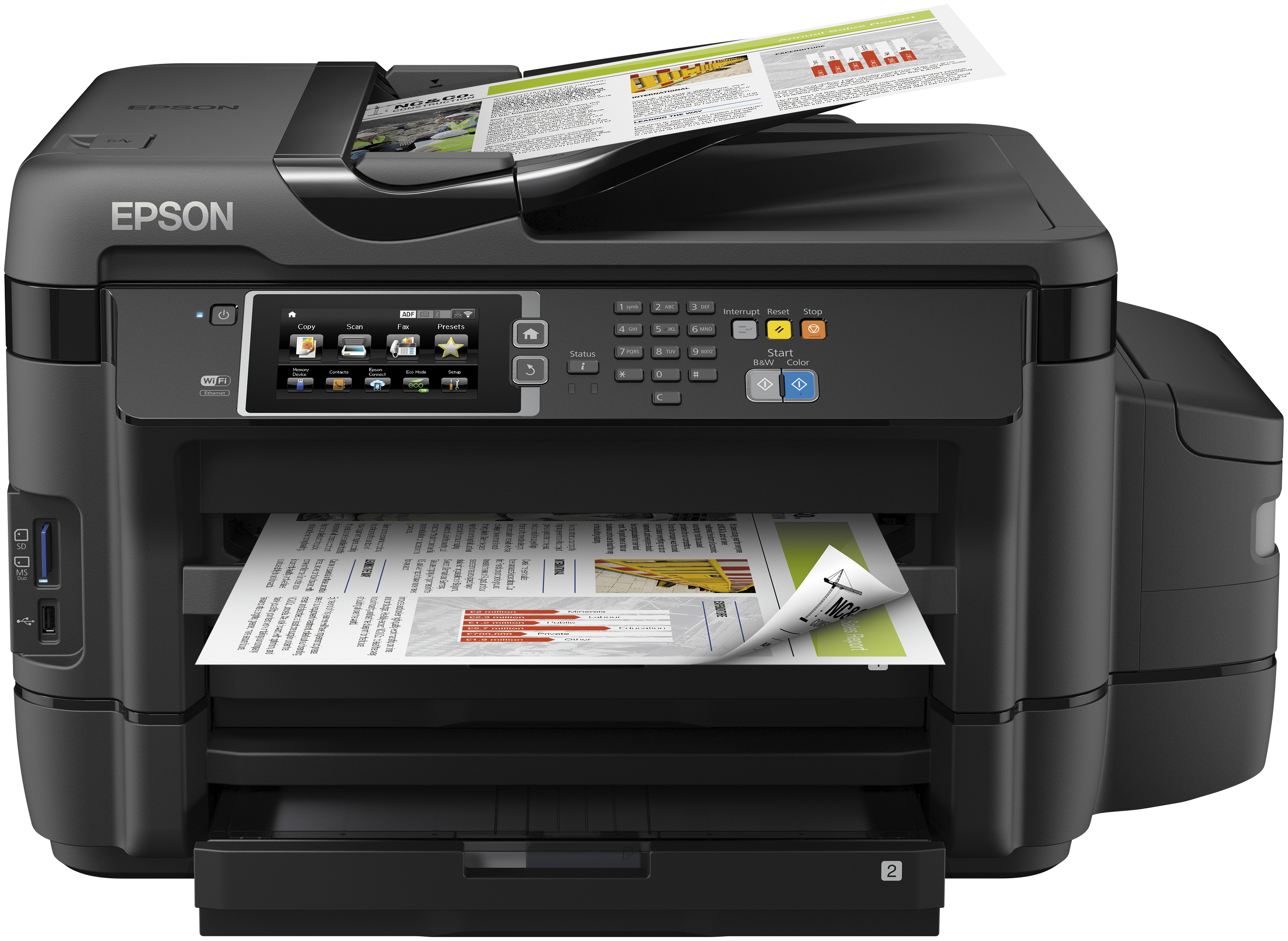 Epson EcoTank ET-16500 - Multifunktionsdrucker - Farbe - Tintenstrahl - A3 (297 x 420 mm)