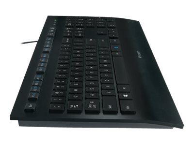 Logitech Corded K280e - Tastatur - USB - Nordisch