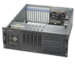 Supermicro SuperServer 6048R-TXR - Server - Rack-Montage - 4U - zweiweg - keine CPU - RAM 0 GB - SATA - Hot-Swap 8.9 cm (3.5")