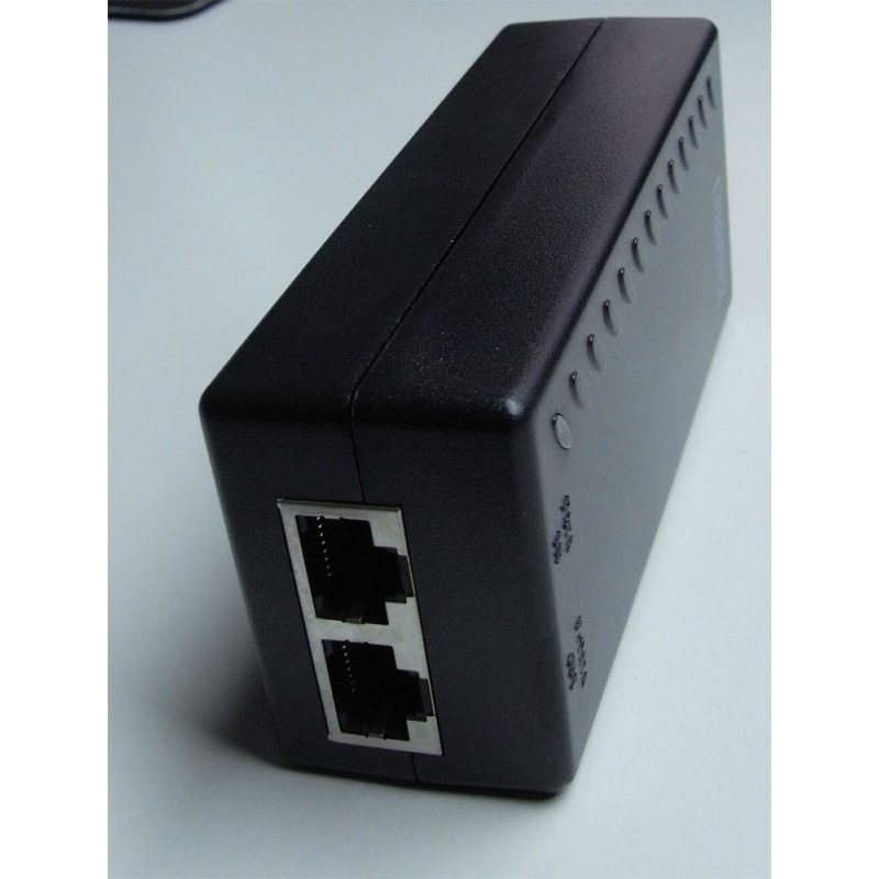 WANTEC 5561 - Schnelles Ethernet - 10,100 Mbit/s - 802.3af - Schwarz - Kurzschluß - 48 V