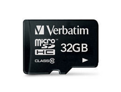 Verbatim Flash-Speicherkarte - 32 GB - Class 10