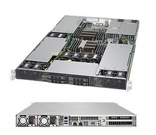 Supermicro SuperServer 1028GR-TR - Server - Rack-Montage - 1U - zweiweg - keine CPU - RAM 0 GB - SATA - Hot-Swap 6.4 cm (2.5")
