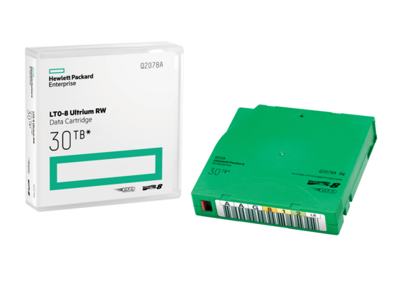 HPE RW Data Cartridge - LTO Ultrium 8 - 12 TB / 30 TB