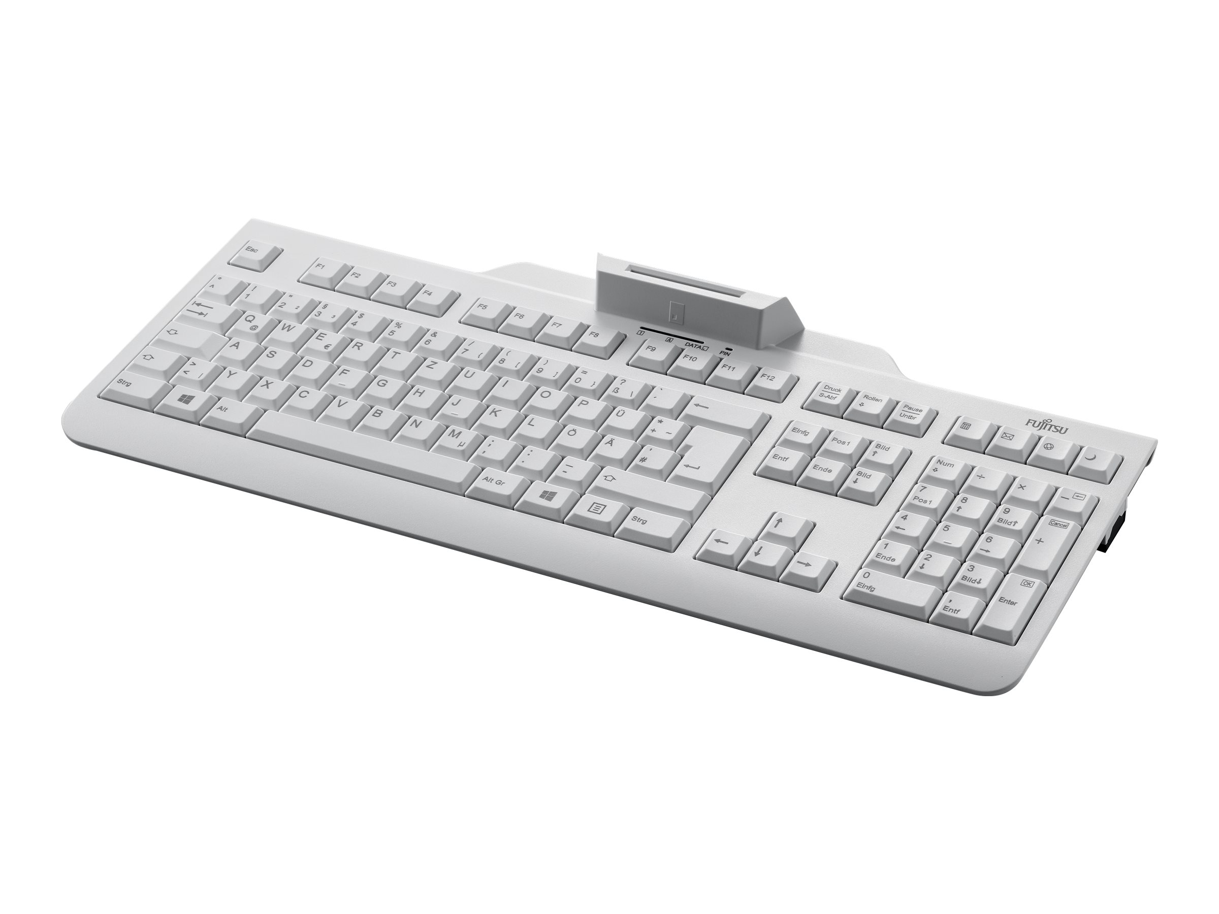 Fujitsu KB 100 SCR - Tastatur - USB - Portugiesisch