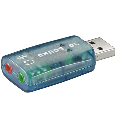 Wentronic USB - Soundcard 2.0 OHL - 2.0 Kanäle - USB