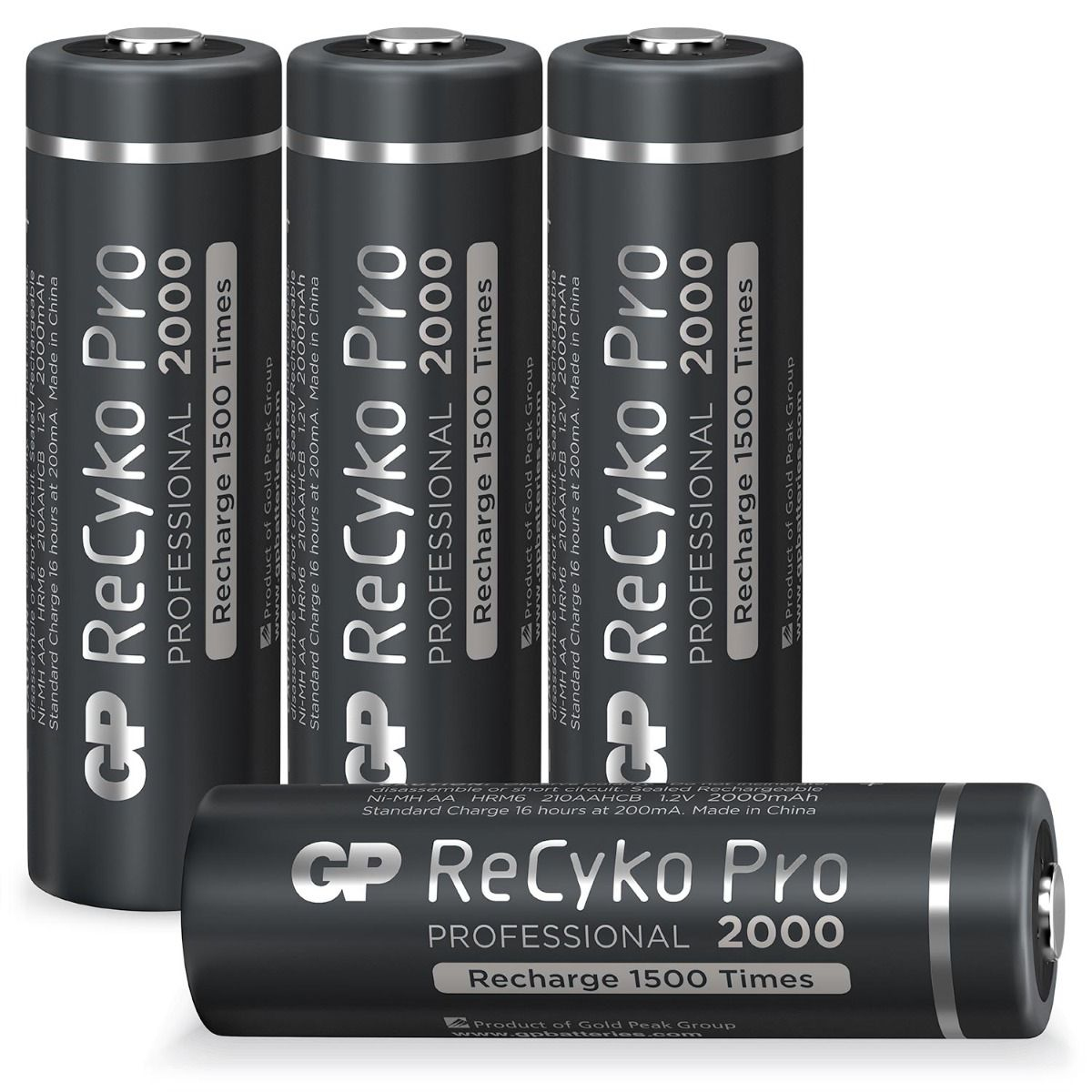 GP Battery 4 GP Akkus ReCyko+ Pro Mignon AA 2.000 mAh - Akku - Akku - Mignon (AA)
