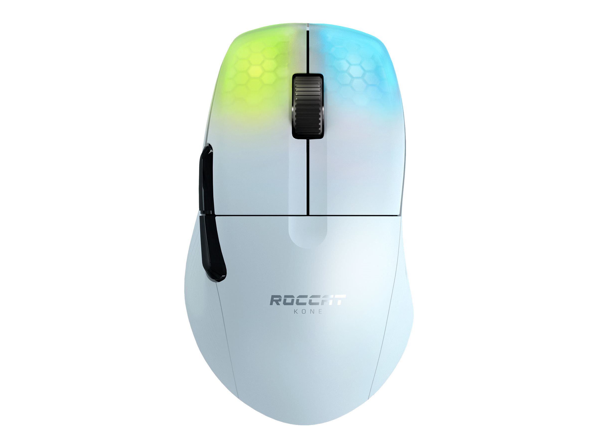 ROCCAT Kone Pro Air - Maus - ergonomisch - optisch - 5 Tasten - kabellos - Bluetooth, 2.4 GHz - kabelloser Empfänger (USB)