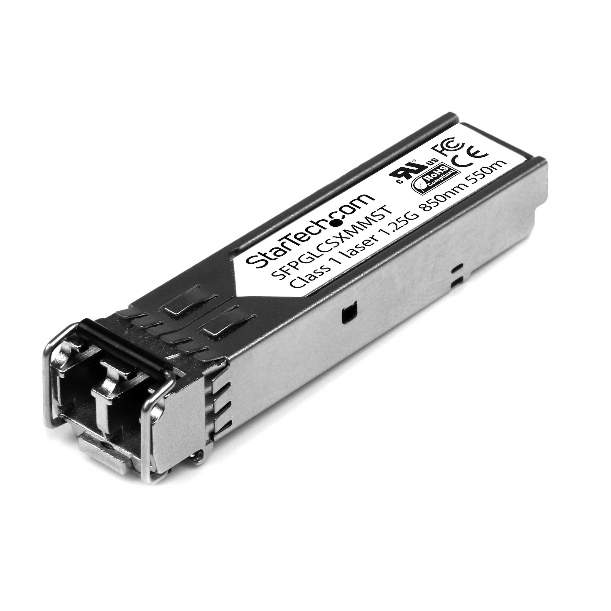 StarTech.com Cisco kompatibel Gigabit SFP Transceiver Modul MM LC - Mini-GBIC bis 550m - Glasfaser Transceiver 850nm 1000Base-SX - SFP (Mini-GBIC)-