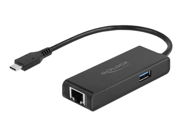 Delock Netzwerkadapter - USB-C 3.2 Gen 1 - 2.5GBase-T x 1 + USB 3.2 Gen 1 x 1