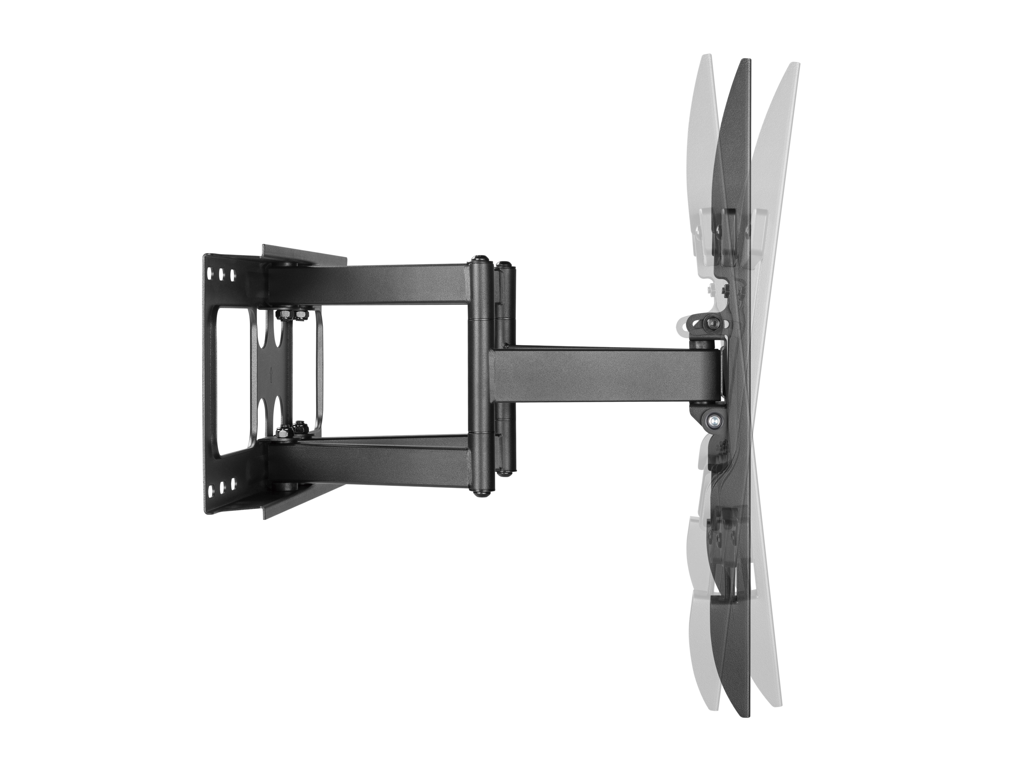 Equip Neig-/schwenkbare TV-Wandmontagehalterung - 37 bis 80 Zoll - 2,03 m (80 Zoll) - 200 x 200 mm - 600 x 400 mm - -15 - 5° - Kunststoff - Edelstahl - Schwarz